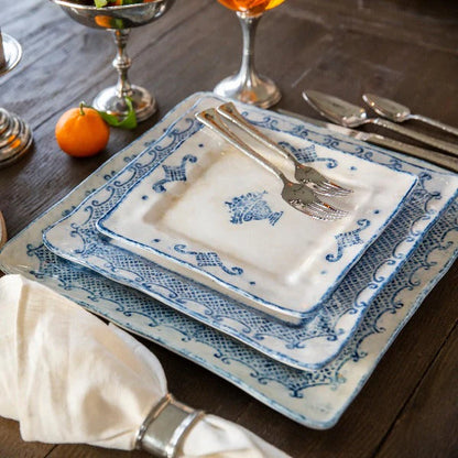 Burano Square Salad/Dessert Plate